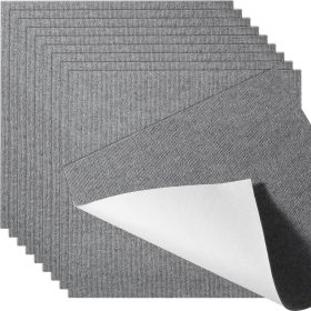 VEVOR Carpet Tiles Peel and Stick, 24' x 24' Squares Self Adhesive Carpet Floor Tile, Soft Padded Carpet Tiles