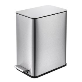 SSTC002-5L-B, Stainless Steel Kitchen Trash Can, 5L, Black
