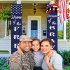 1set/2pcs; American Flag Patriotic Soldier Porch Sign Banners; Patriotic Decoration For Memorial Day-4th Of July; Independence Day Veterans Day Labor