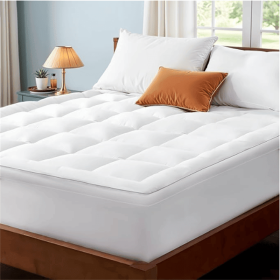 450g full-piece cotton bedspread, Queen size (Color: White)